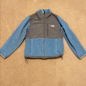 The North Face Blue and Gray Fleece Jacket